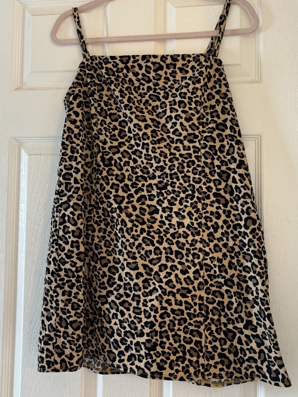 Abercrombie & Fitch Leopard Print Mini Dress - Tan & Black